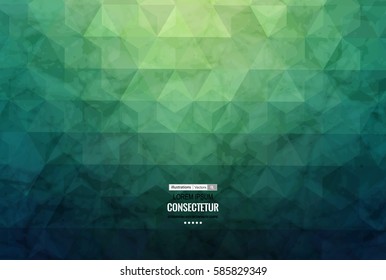 Abstract geometric background with polygons. Info graphics composition with geometric shapes.Retro label design. Vector illustration for business presentation