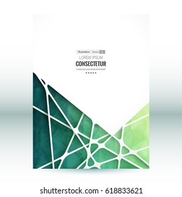 Abstract geometric background with polygons. Info graphics composition with geometric shapes.Retro label design. Vector illustration for business presentation
