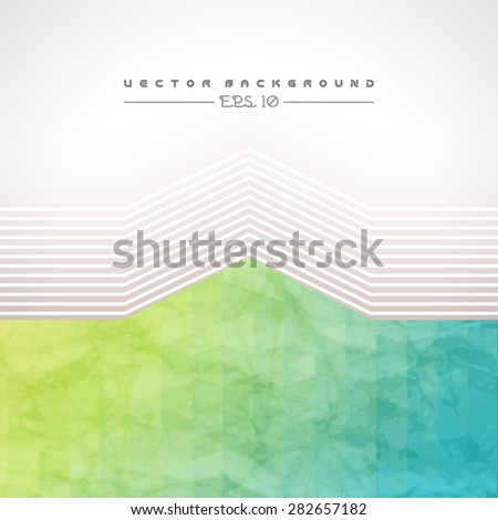 Abstract geometric background with polygons. Info graphics composition with geometric shapes.Retro label design. Vector illustration.