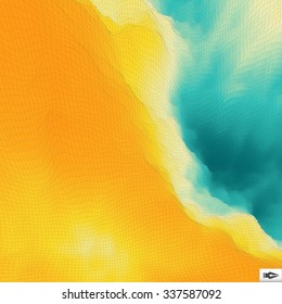 Abstrakter geometrischer Hintergrund mit Polygone.  Mosaikanische Vektorgrafik.  Low-Poly-Design.