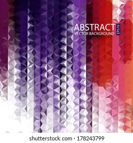 Abstract geometric background with polygons. Vector illustration for your business presentations. EPS10. 