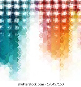 Abstract geometric background with polygons. Vector illustration for your business presentations. EPS10. 