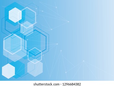 Abstrakter geometrischer Hintergrund mit Polygonen.Farbiges Vektordesign-Konzept .