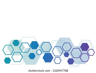 Abstract geometric background with polygons.Colorful Vector Design Concept.Connections with points and lines.