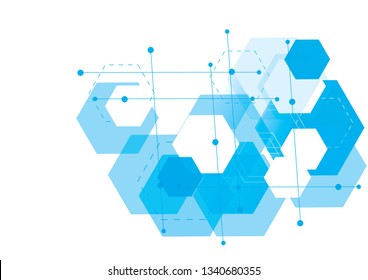 Abstract geometric background with polygons.Colorful Vector Design Concept.Connections with points and lines.