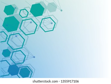 Abstract geometric background with polygons.Colorful Vector Design Concept.Connections with points and lines.
