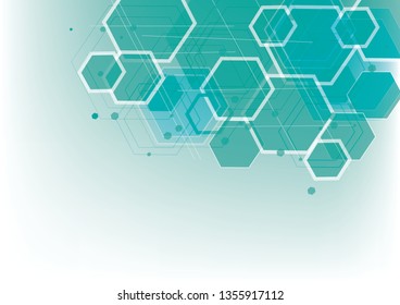 Abstract geometric background with polygons.Colorful Vector Design Concept.Connections with points and lines.
