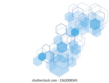 Abstract geometric background with polygons.Colorful Vector Design Concept.Connections with points and lines.