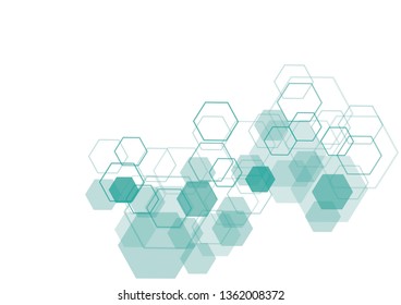 Abstract geometric background with polygons.Colorful Vector Design Concept.Connections with points and lines.
