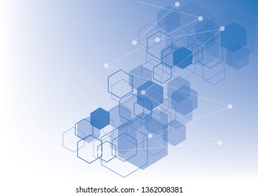 Abstract geometric background with polygons.Colorful Vector Design Concept.Connections with points and lines.