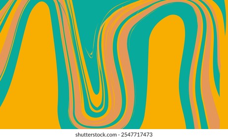 Abstrakter geometrischer Hintergrund. Das Poster mit den flachen Figuren. Vektorgrafik.
