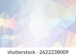 Abstract Geometric background of a prism shining in seven colors