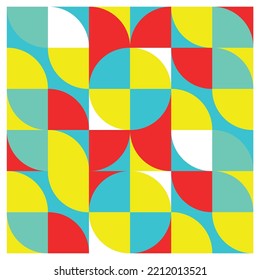 abstract geometric background punchy vector illustration