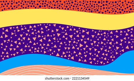 ABSTRACT GEOMETRIC BACKGROUND PUNCHY VECTOR DESIGN TEMPLATE FOR WALLPAPER, COVER DESIGN, HOMEPAGE DESIGN