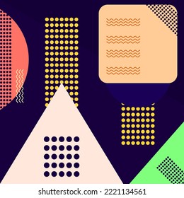 ABSTRACT GEOMETRIC BACKGROUND PUNCHY VECTOR DESIGN TEMPLATE FOR WALLPAPER, COVER DESIGN, HOMEPAGE DESIGN