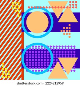 ABSTRACT GEOMETRIC BACKGROUND PUNCHY VECTOR DESIGN TEMPLATE FOR WALLPAPER, COVER DESIGN, HOMEPAGE DESIGN