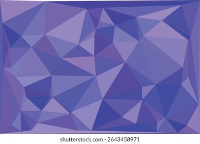 Abstract geometric background with purple and blue polygons.
