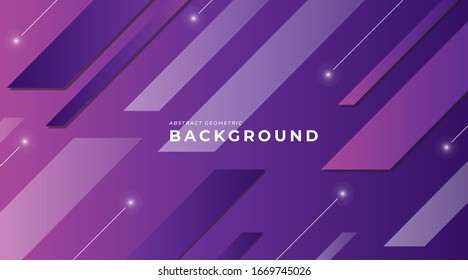 Abstract Geometric Background with Purple Colorful Gradient