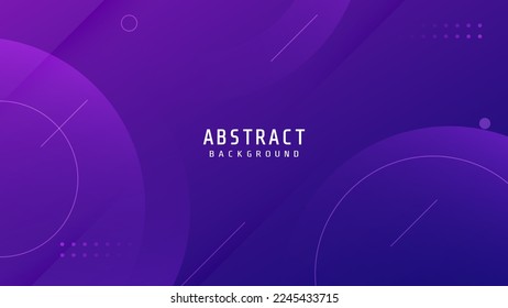 abstract geometric background with purple gradient color, dots, and diagonal lines