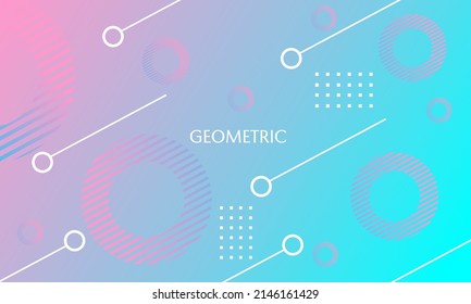 Resumen de fondo geométrico con colores degradados púrpura y rosa. diseño para sitio web, afiche, volante