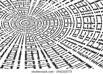 Abstract geometric background, radial structure, shades of gray. Vector design.