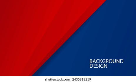 Abstract geometric background red and blue modern design for graphics design