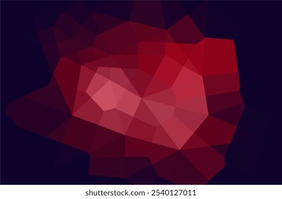Fondo geométrico Abstractas con Formas triangulares rojas y azul oscuro.