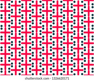 abstract geometric background red lines repeating pattern for design, web, textile, print, poster,