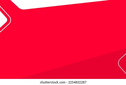 Abstract Geometric Background Red And White Colors