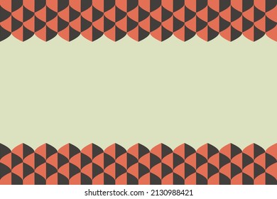 ilustración de vector de color rojo de fondo geométrico abstracto
