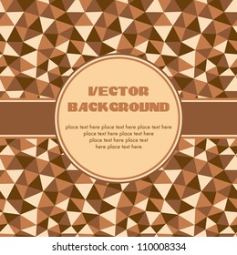 Abstract geometric background retro style