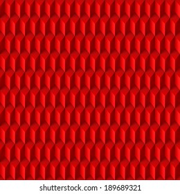 Abstract geometric background with rhombs in red