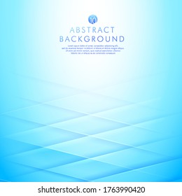 Abstract geometric background with rhombus shapes, light blue color.   Design for presentation, banner, cover, web, flyer, card, poster, wallpaper, texture, slide, magazine. Vector illustration.
