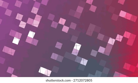 Fondo geométrico Abstractas con cuadrados giratorios y un degradado colorido para el diseño moderno., Abstractos Twirls Blink Square, stock de Regalías.