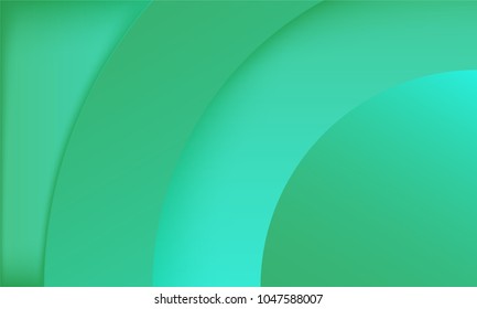 Abstract Geometric Background with Round Shapes and Gradient. Bright Cover Template with Glow Effect. Futuristic Wallpaper with Shadows. Gradient Background for Web, Poster, Presentation, Banner.