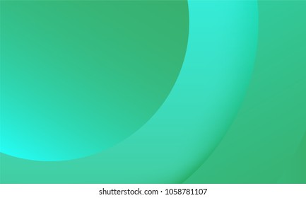 Abstract Geometric Background with Round Shapes and Gradient. Bright Cover Template with Glow Effect. Futuristic Wallpaper with Shadows. Gradient Background for Web, Poster, Presentation, Banner.