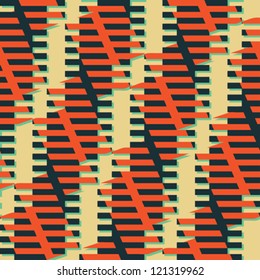 Abstract geometric background. Seamless pattern. Vector.