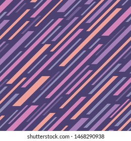 Abstract geometric background. Seamless pattern. Dynamic design style. Diagonal lines. Vector illustration.