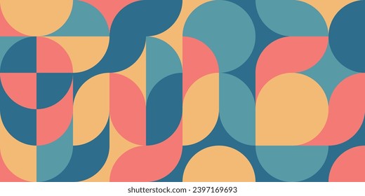 abstract geometric background seamless pattern