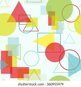Abstract  geometric background. Seamless pattern.