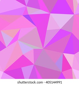 Abstract geometric background. Seamless pattern. Pink triangles