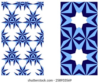 abstract geometric background - seamless texture pattern set. vector
