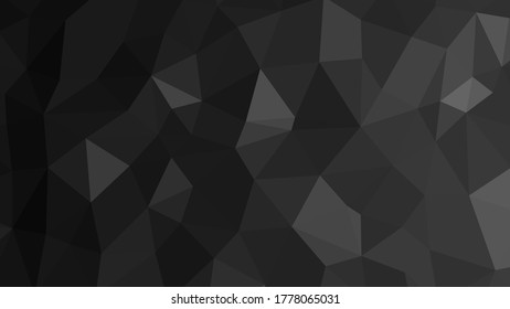 Abstract geometric background with shades of black and gray. Template for web and mobile interfaces, infographics, banners, advertising, applications.