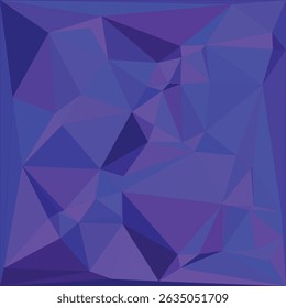 Abstract Geometric Background in Shades of Blue and Purple
