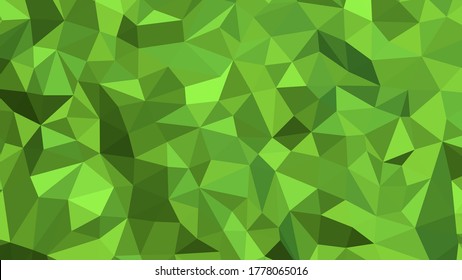 Abstract geometric background with shades of green. Template for web and mobile interfaces, infographics, banners, advertising, applications.