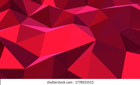 Abstract geometric background with shades of red. Template for web and mobile interfaces, infographics, banners, advertising, applications.