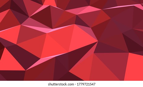 Resumen de fondo geométrico con tonos rojos. Plantilla para interfaces web y móviles, infografías, banners, publicidad, aplicaciones.