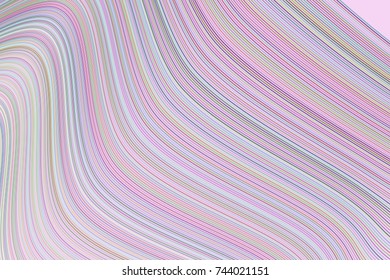 Abstract geometric background with shape of line, curve & wave pattern. Vector illustration graphic.