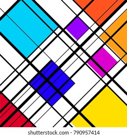 Abstract geometric background, geometric shapes, bright vector illustration, eps 10