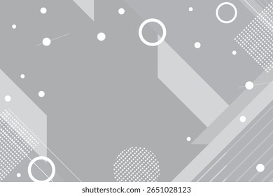 Abstract Geometric Background with Shapes and Circles